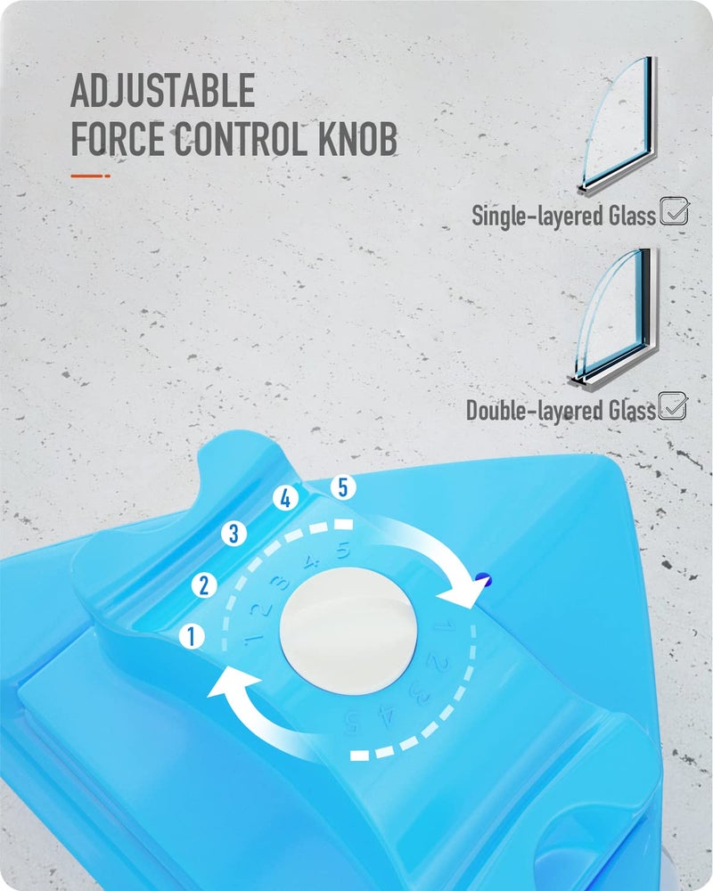 baffect Double Side Magnetic Window Cleaner,Adjustable Magnetic Double Window Glass Wiper Glider Washing Brush Equipment Cleaning Brush Wiper Tools for High-Rise and Car Glazed Windows Thickness 4-30mm - Image 4